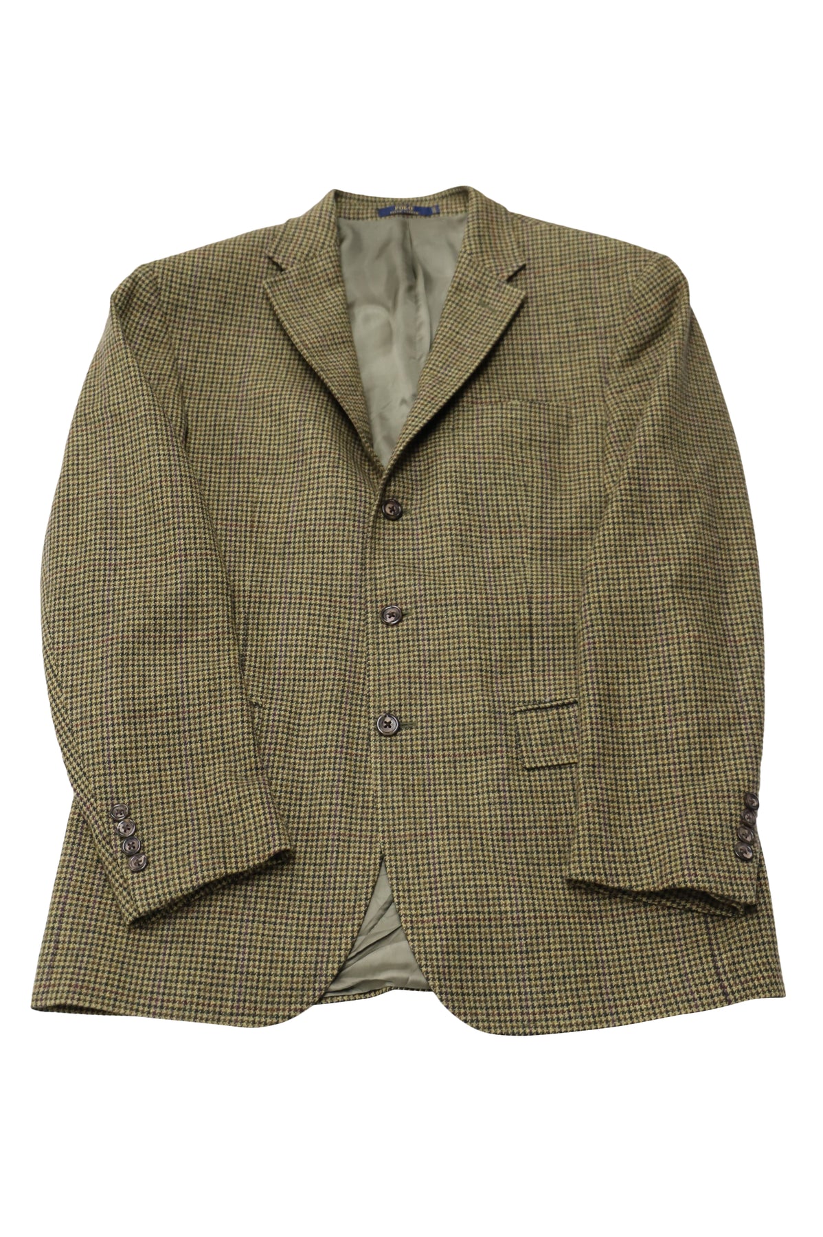 Polo Ralph Lauren Einreiher Sportjacke Blazer aus brauner Wolle