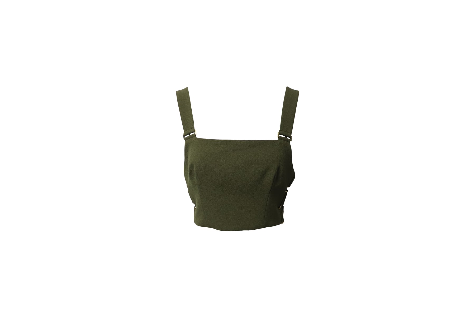 Zimmermann Schnalle Top Bodice in grün Polyester