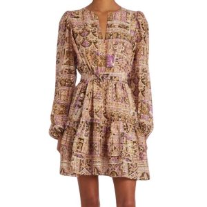 Preston-Kleid mit Amethystfliesen