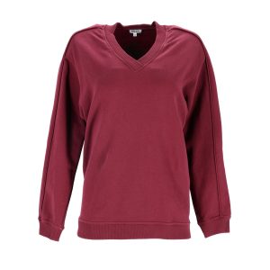 Kenzo Back Logo Pullover aus burgunder Baumwolle 7766498345020