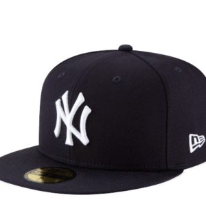 New Era 59Fifty MLB New York Yankees Wolle Marine blau montiert Hut 11941906 7676492283964