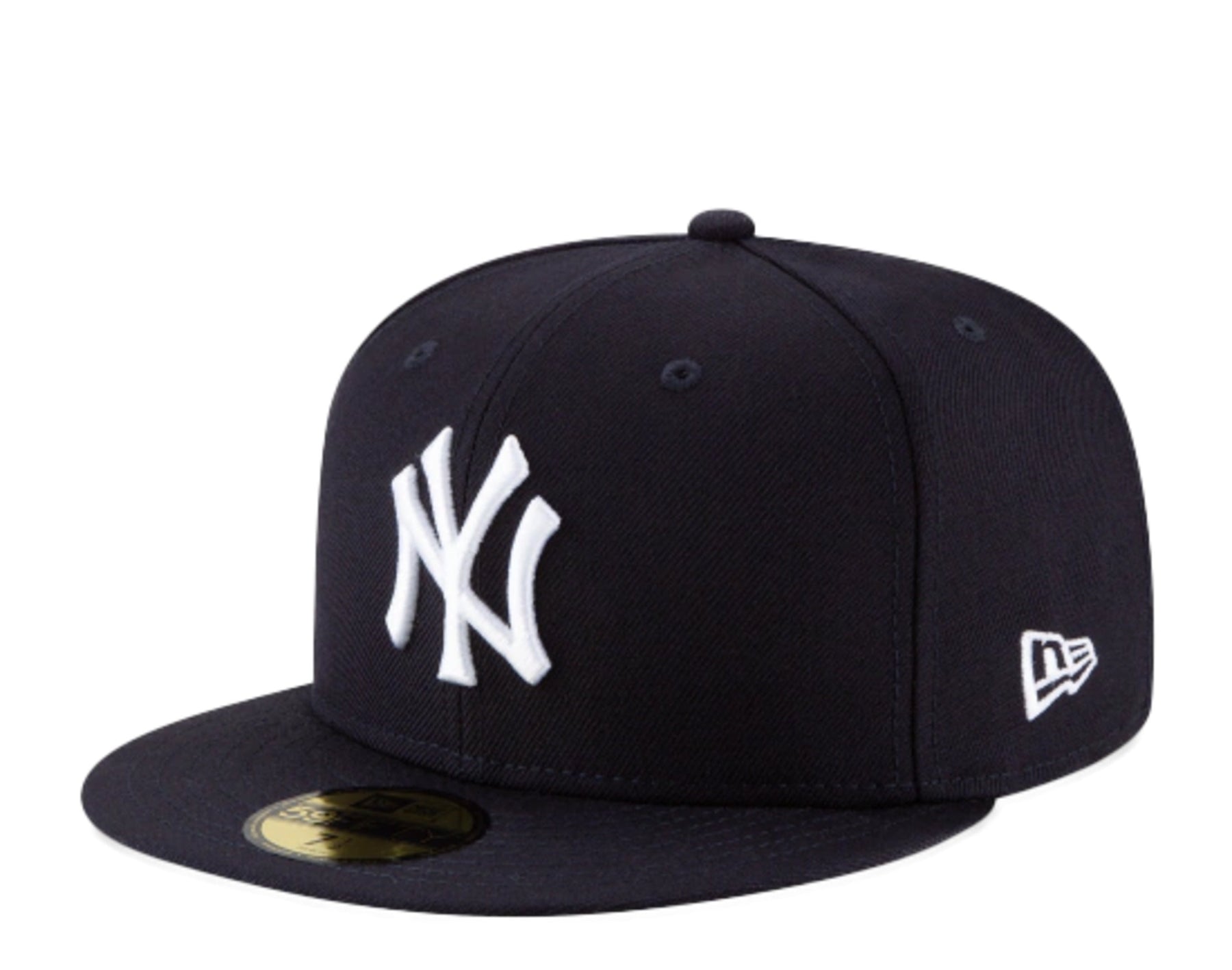 New Era 59Fifty MLB New York Yankees Wolle Marineblau körpernah Hut 11941906