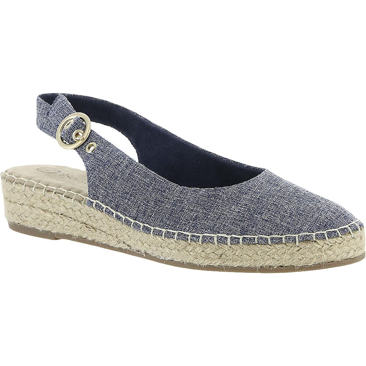 Schwarze Leder Pumps Espadrille Absatzschuhe