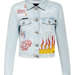 Denim Jacke Graffiti 7676512763964