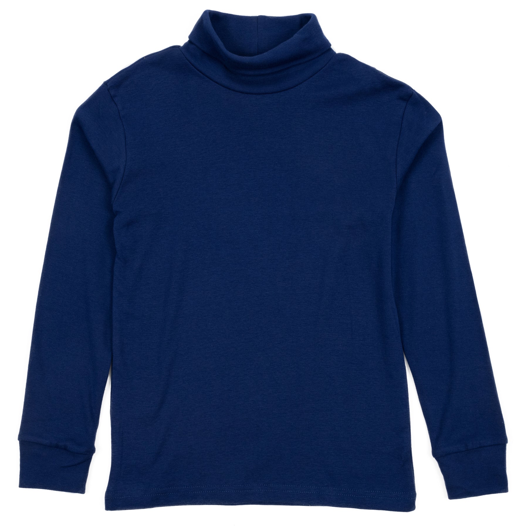 Kinder Rollkragenpullover Boho Volltonfarbe