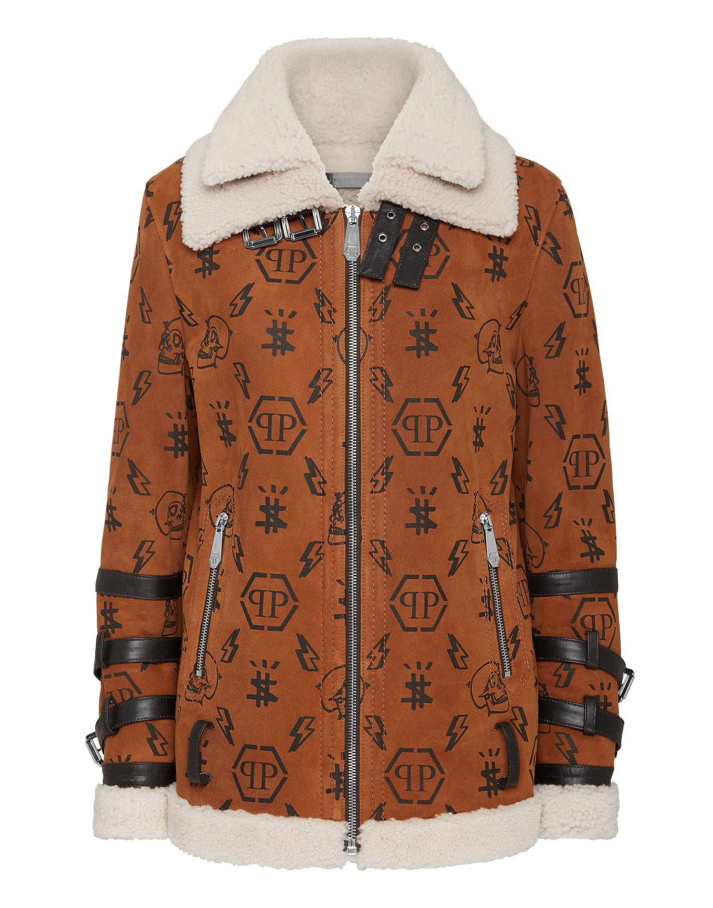 Leder Biker Monogram