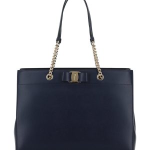Vara Bow Schultertasche aus Glattleder