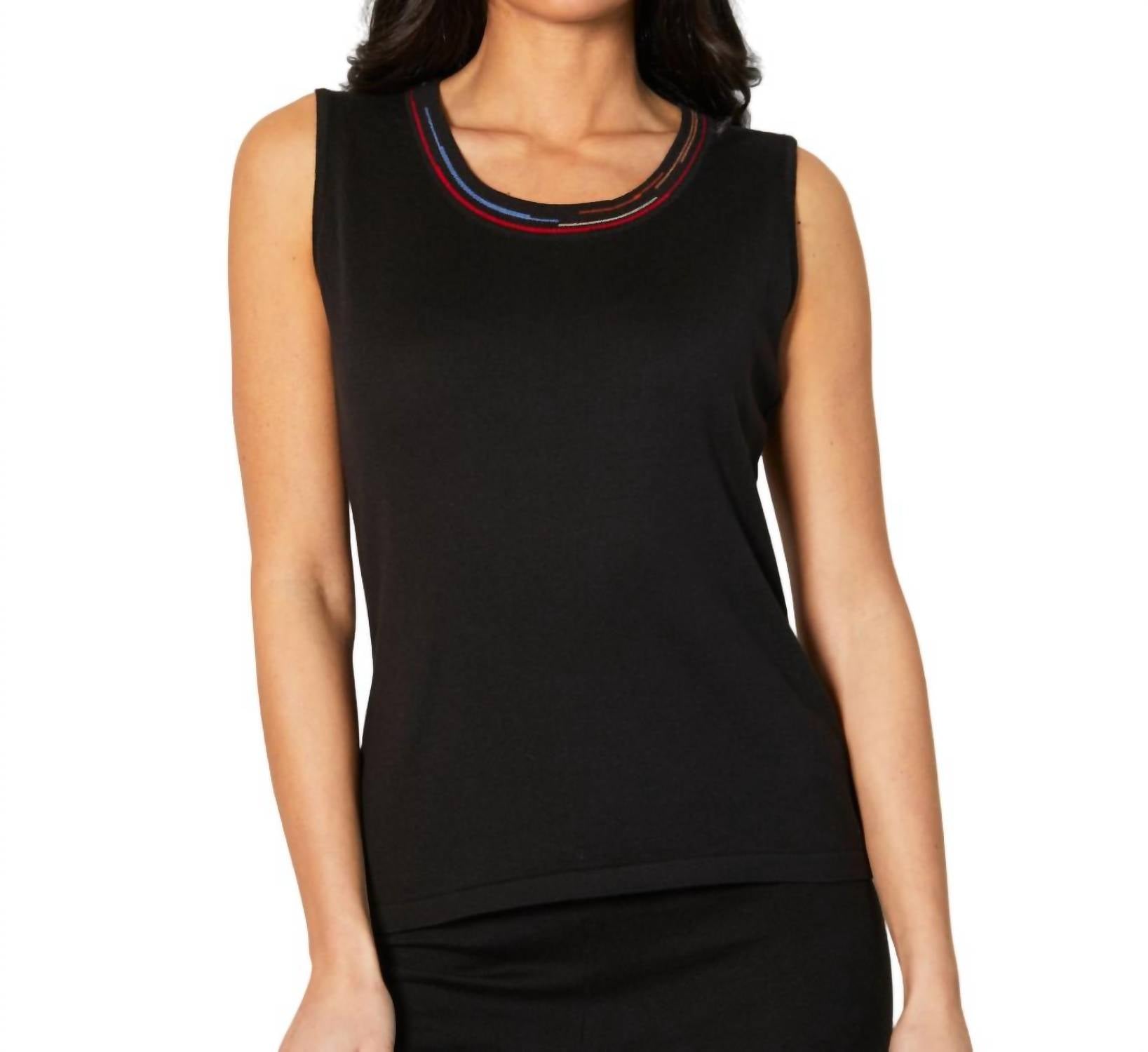 Top in schwarz/Mehrfarbig
