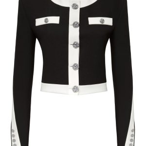 Cady Schwarze und weiße Jacke
