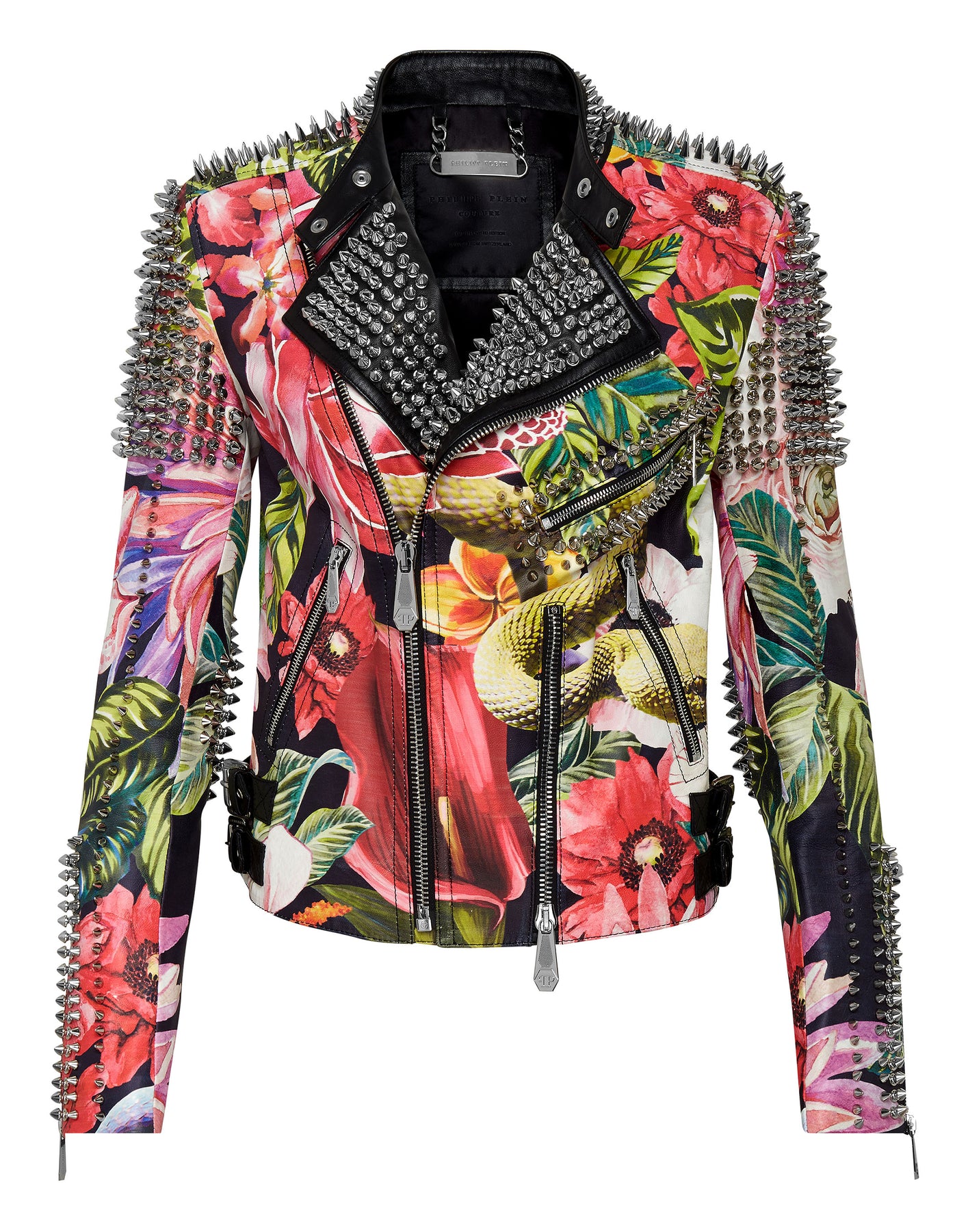 Leder Biker Blumen