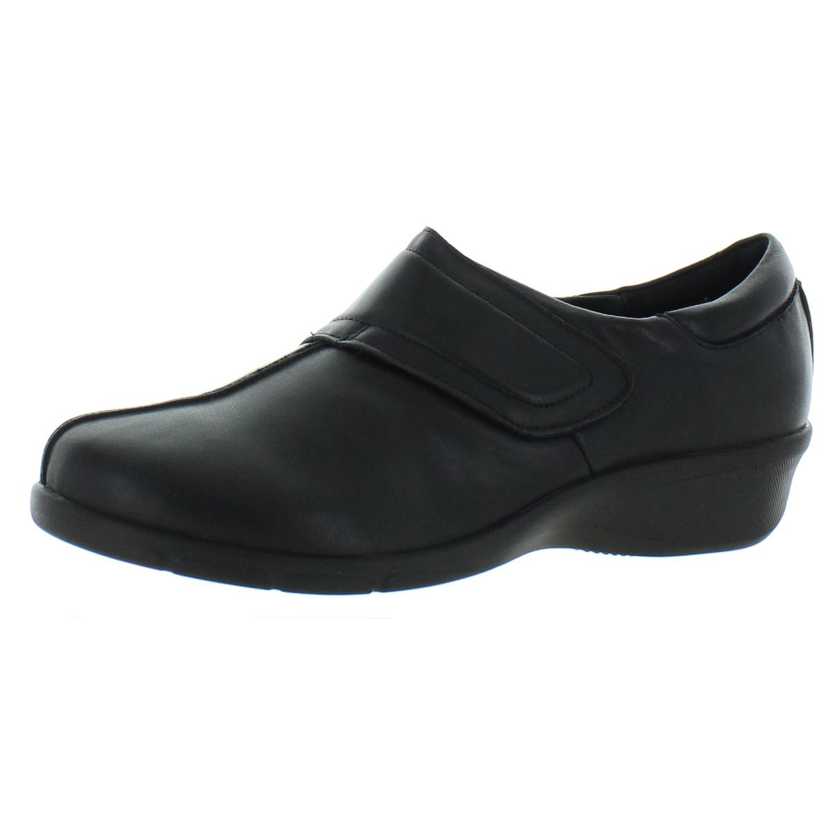 Willa Leder runde Zehen Clogs