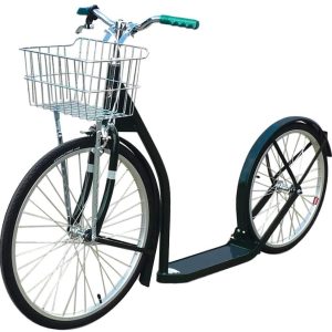 Amish-Made Deluxe Kick Scooter Bike, 24′′ Vorderrad 20′′ Hinterrad, Erwachsene Größe