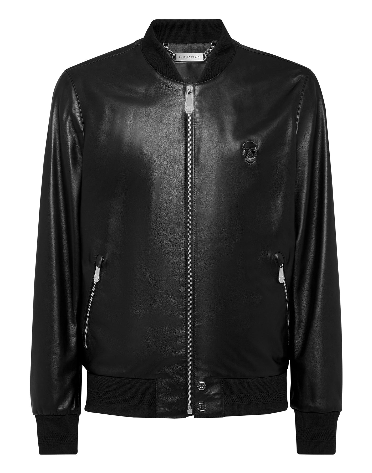 Leder Bomber Skull
