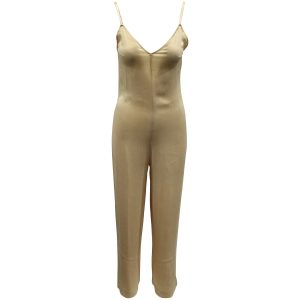 Ba&Sh Chiva ärmelloser Jumpsuit in beige cupro 7766518562876
