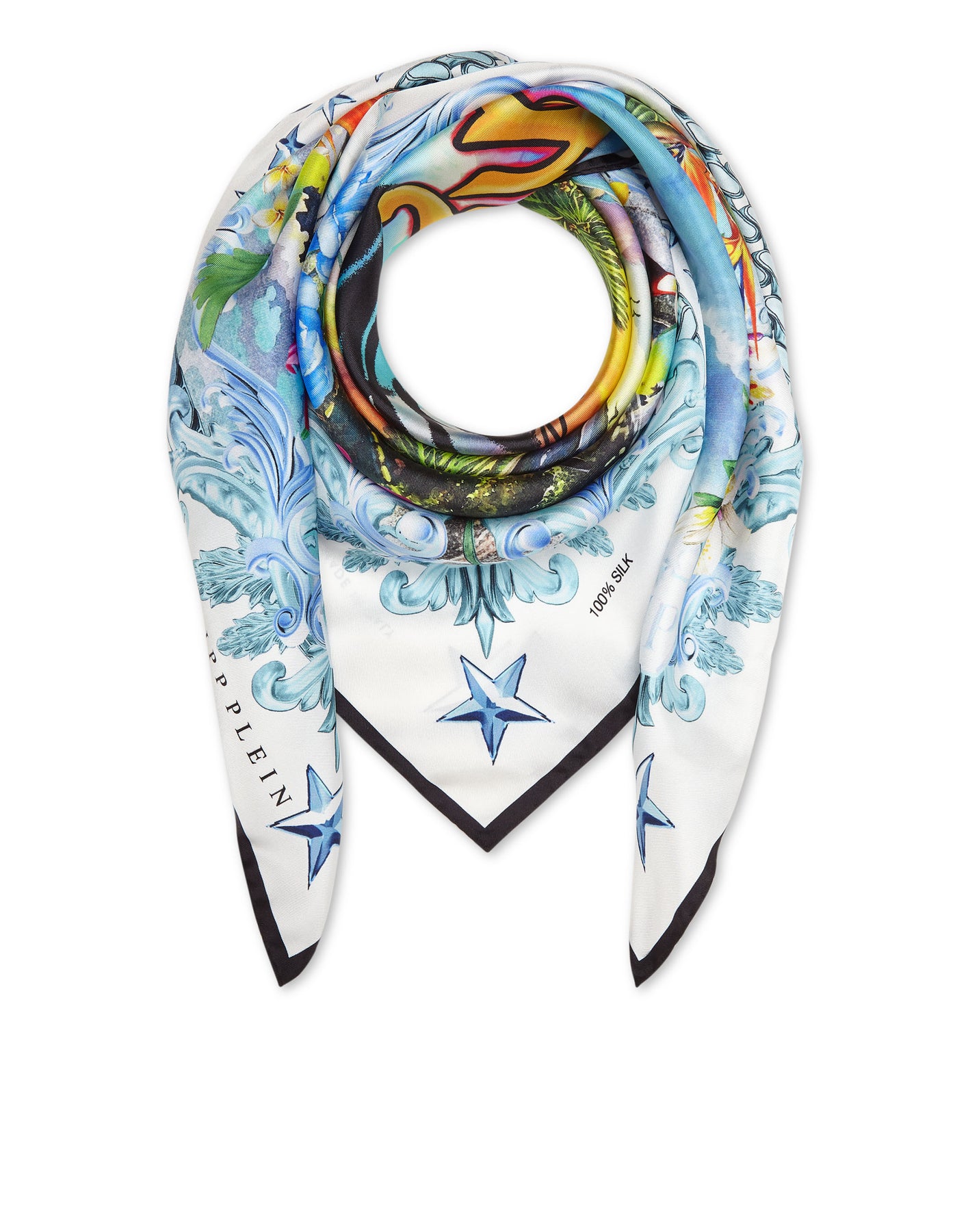 Seide Foulard 90×90 Hawaii