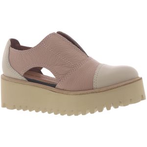 Weiche Ausschnitt Cowman Slip auf Plattformen Flache Sandalen