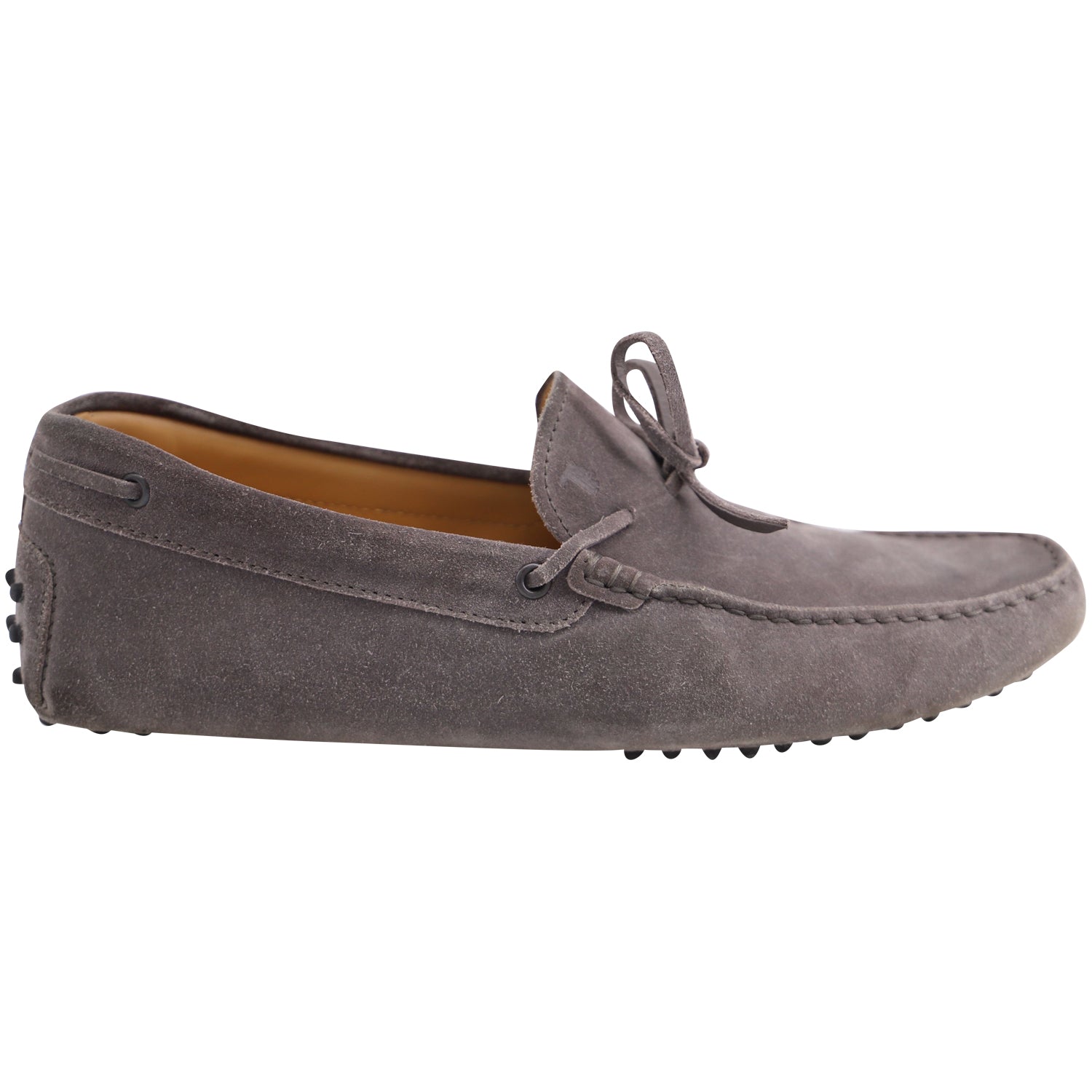 Tod's Gommino Driving Schuhe in grauem Wildleder