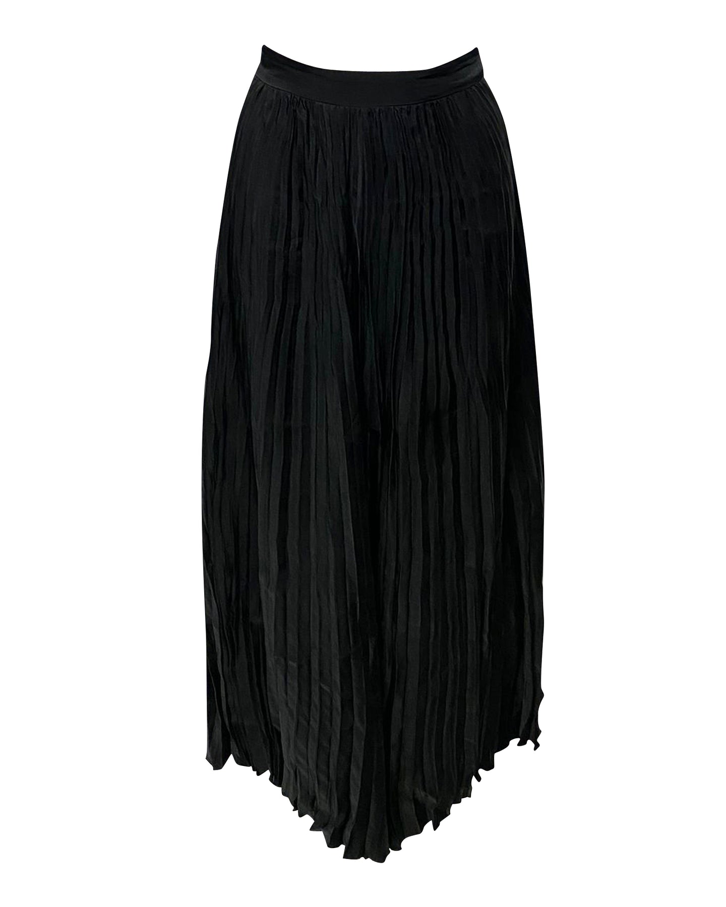 Joseph Plissierter Midirock in Schwarz