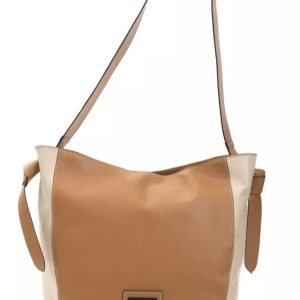 Pompei Donatella Elegant Leder Schultertasche in reichen Damen
