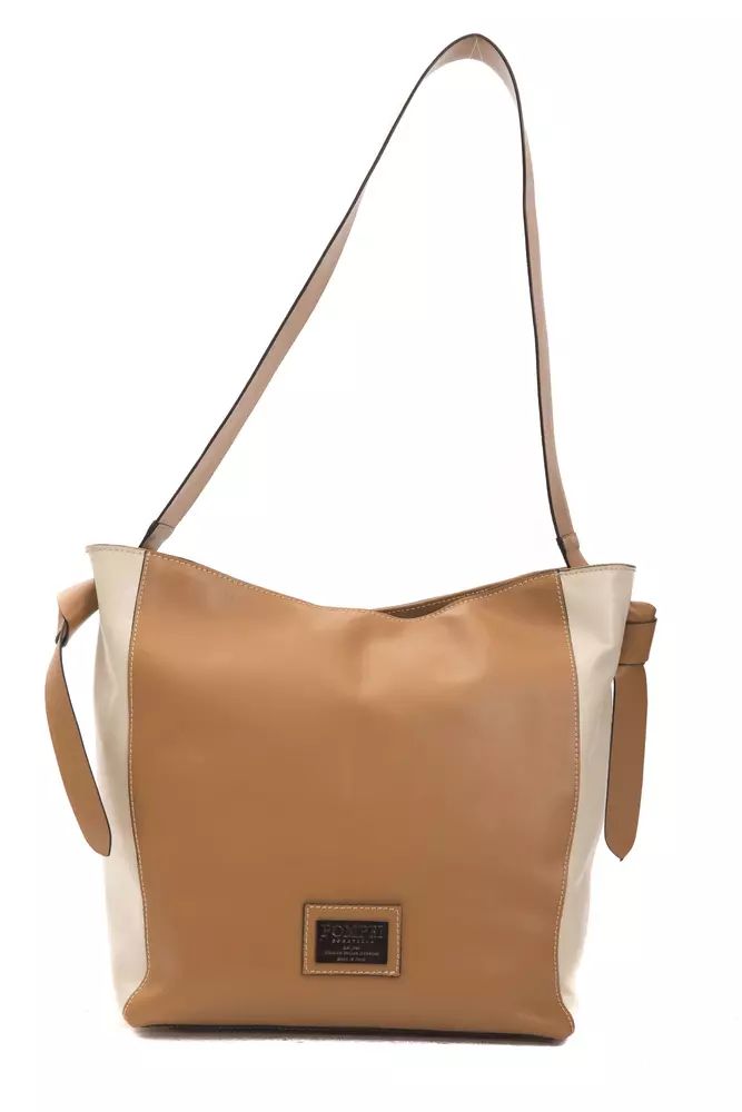 Pompei Donatella Elegante Leder Umhängetasche in Rich Damen
