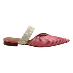 Malone Souliers Maisie Flat Mules in rosa Leder 7766500442172