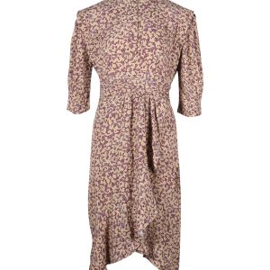 Ba&Sh Blumen-Midikleid in mehrfarbiger Viskose 7766509158460