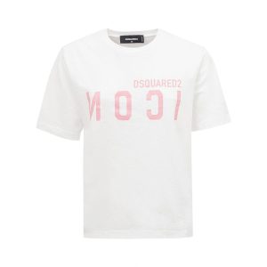 Dsqua² Elegant Baumwoll-Tee für stilvolle Damen 7766539206716