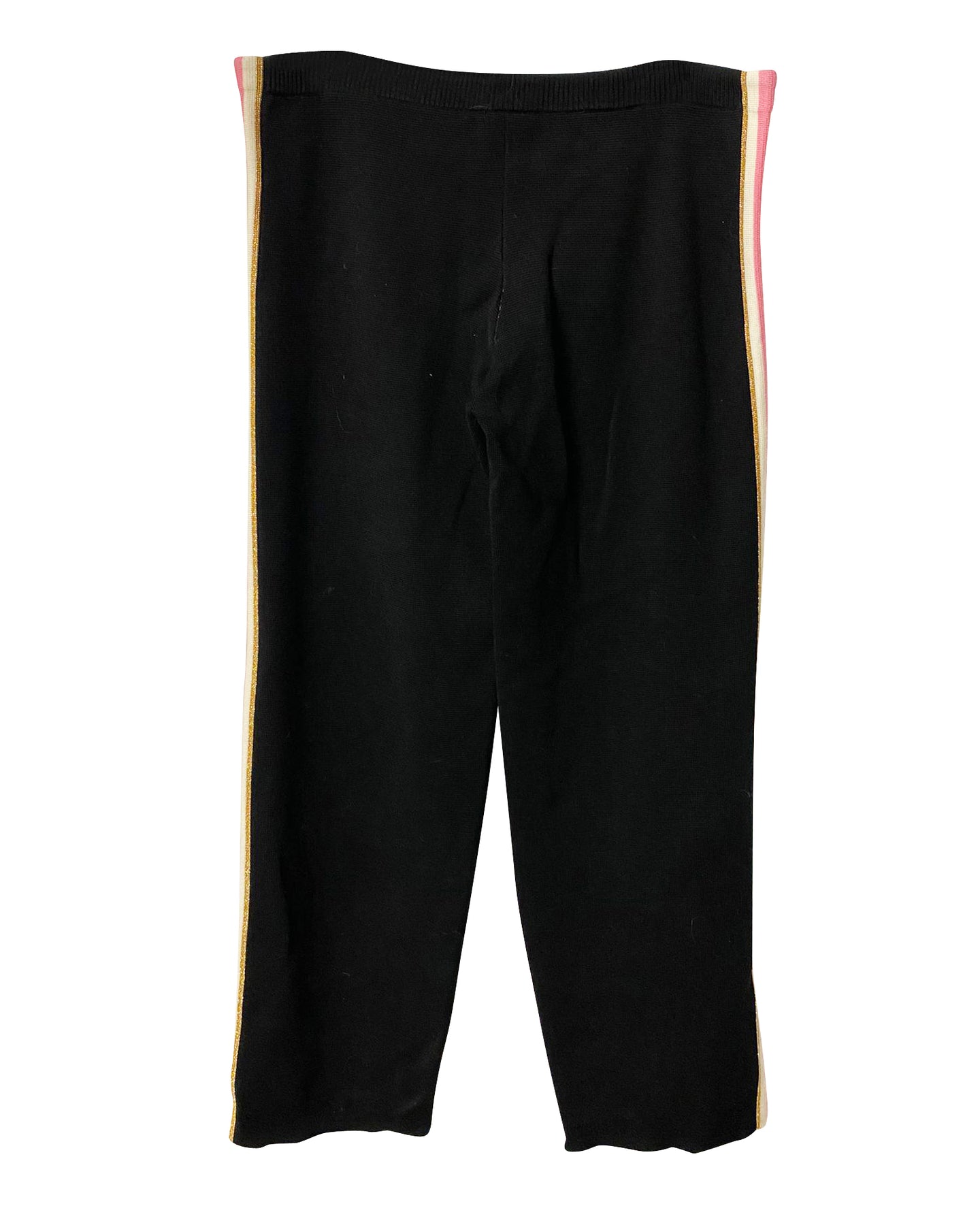 Bella Freud Wollhose aus schwarzer Baumwolle
