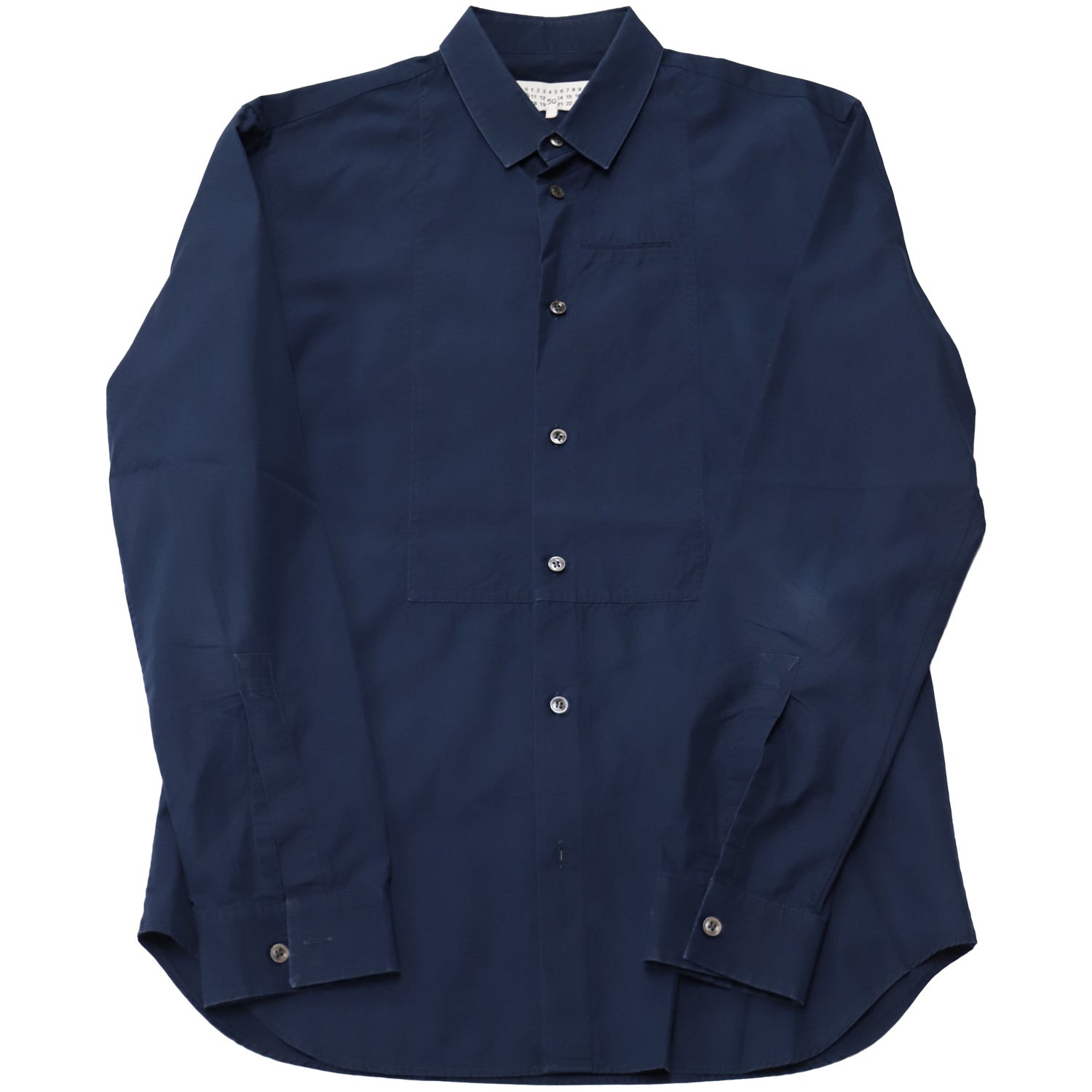 Maison Martin Margiela – Trägerhemd aus marineblauer Baumwolle