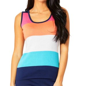 Streifen Tank Top in Sorbet