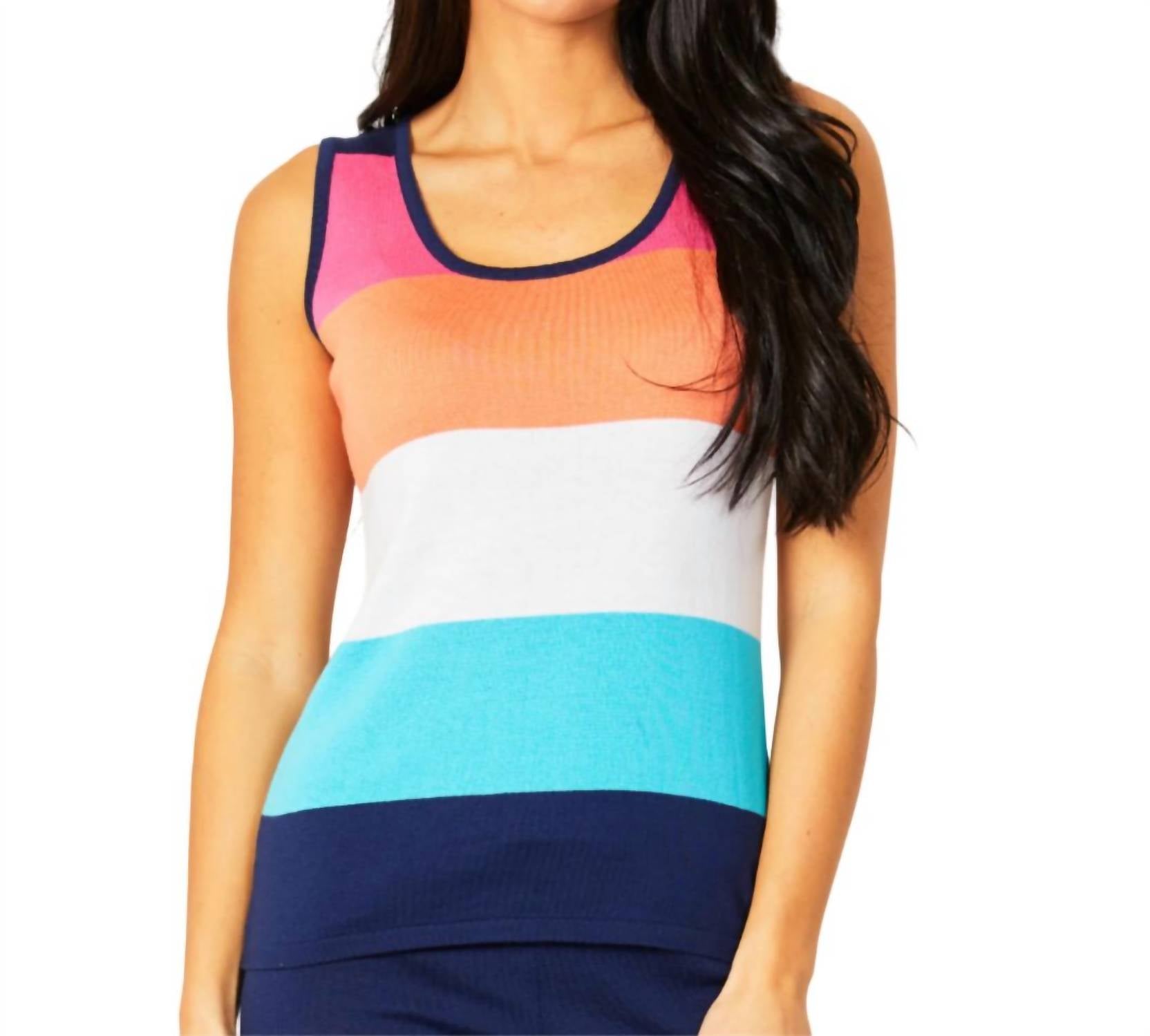 Stripe Top Top im Sorbet