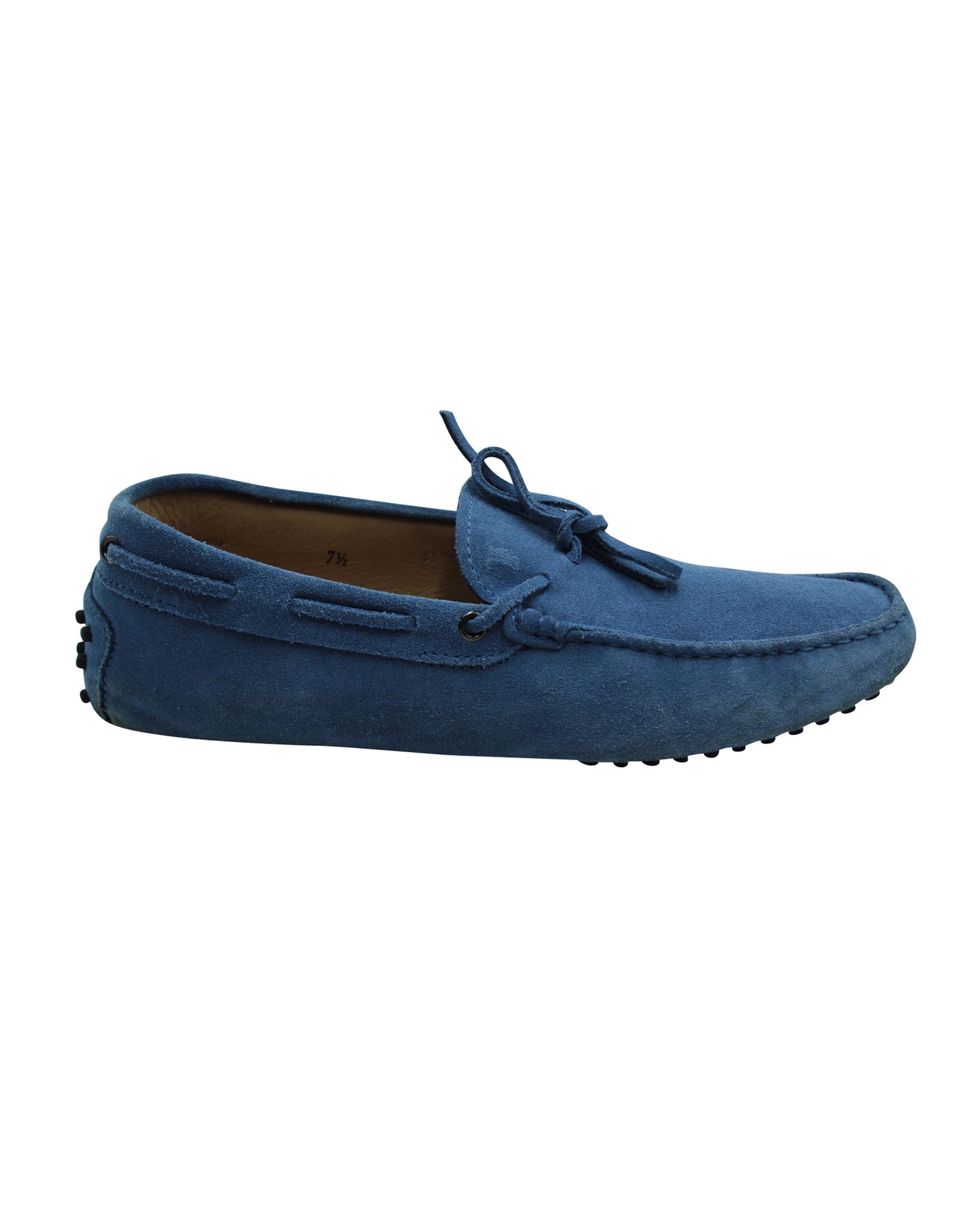 Tods Gommino Fahrschuhe in blauem Wildleder