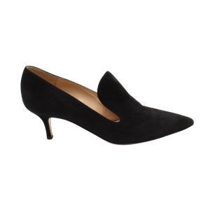 Gianvito Rossi Aramis Pump 55 in Schwarzes Wildleder 7766541402172