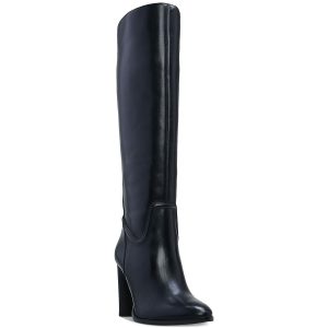 Evangee Leder große kniehohe Stiefel