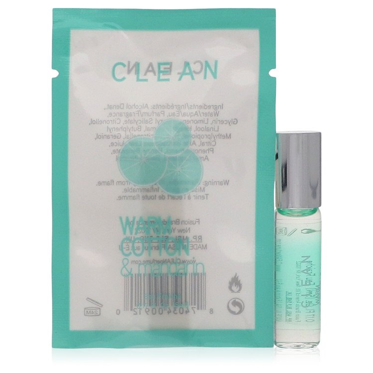 Clean Warm Baumwolle & Mandarine von Clean Mini Eau Fraiche.17 oz für Damen