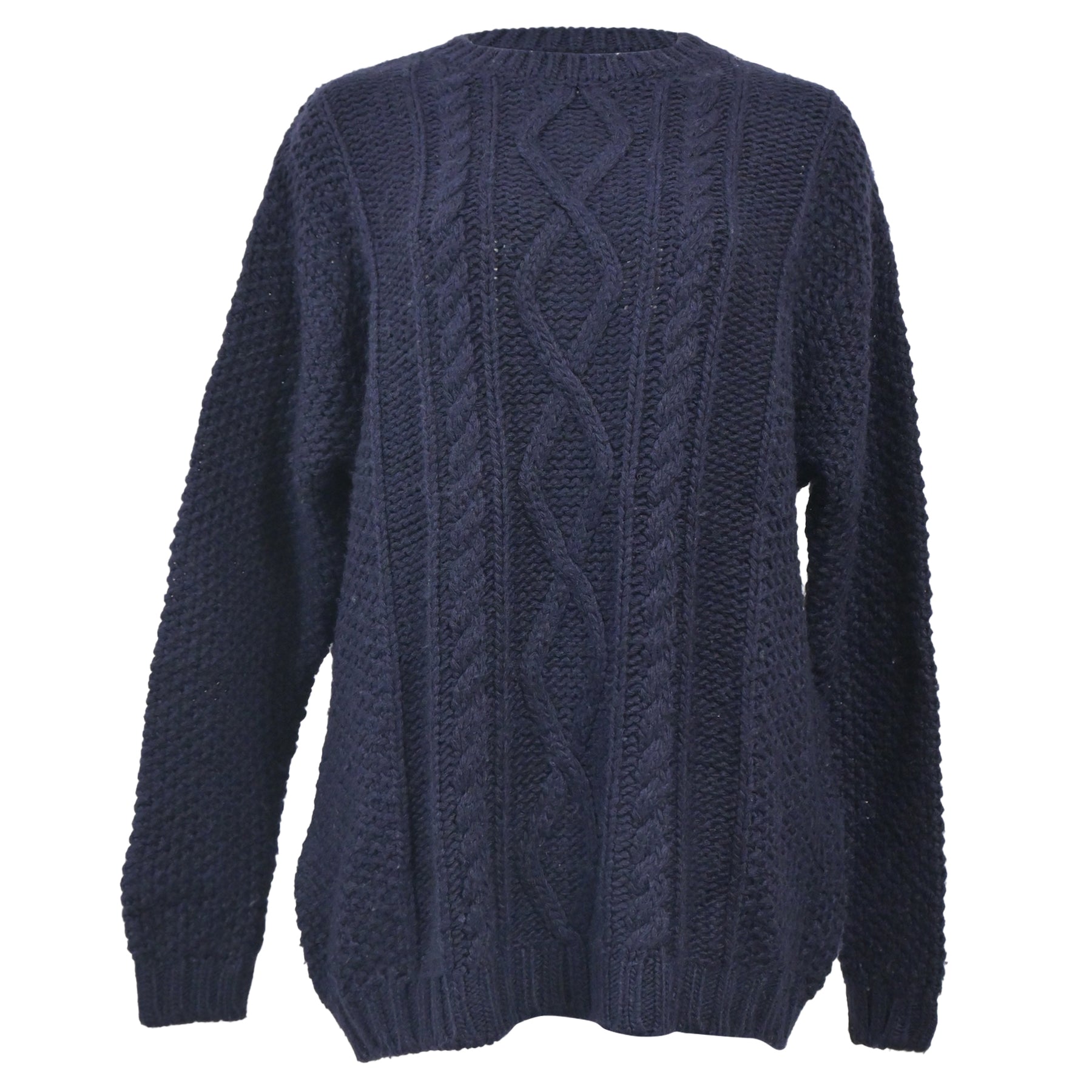 Miu Miu Strickpullover aus Kaschmirwolle in Marineblau