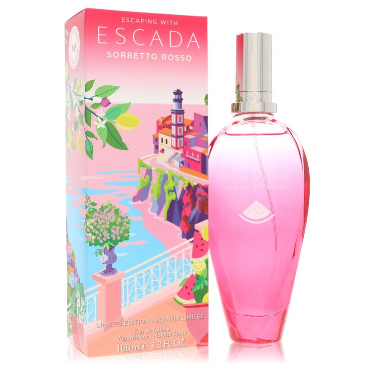 Escada Sorbetto Rosso von Escada Eau de Toilette Spray (Sonderedition) 3,3 oz Damen