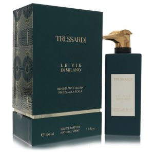 Behind The Curtain Plazza Alla Scala by Trussardi Eau de Parfum Spray (Unisex) 3.4 Unzen für Herren 7827800686652