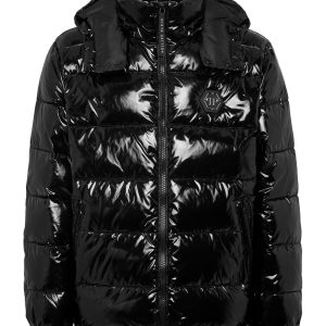 Übergroße Jacke Hexagon