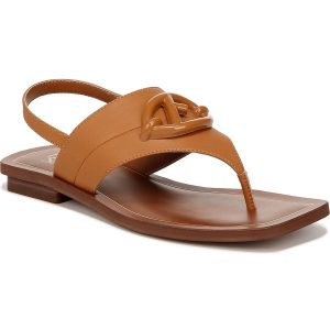 Emmie Patent Slingback Thong Sandalen