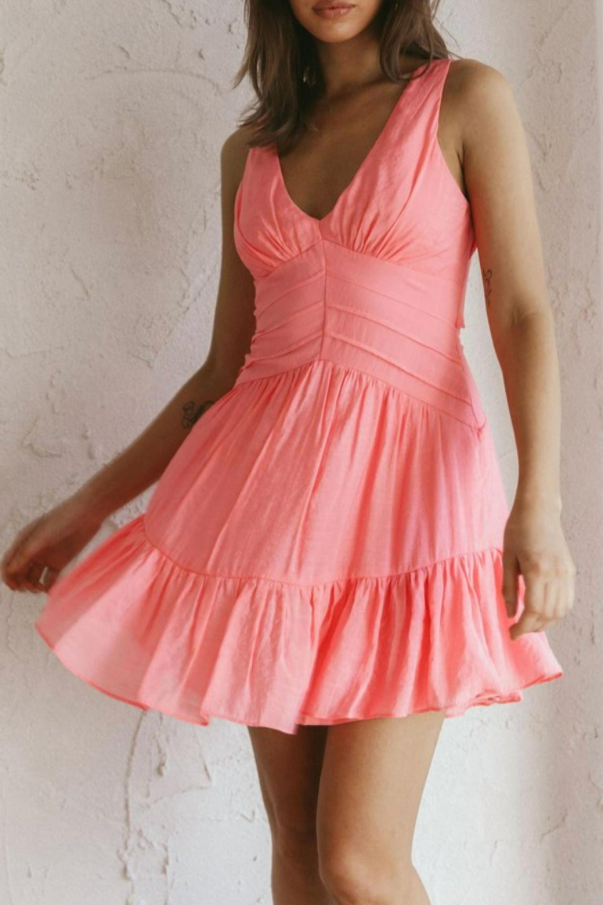 Minikleid in Rosa