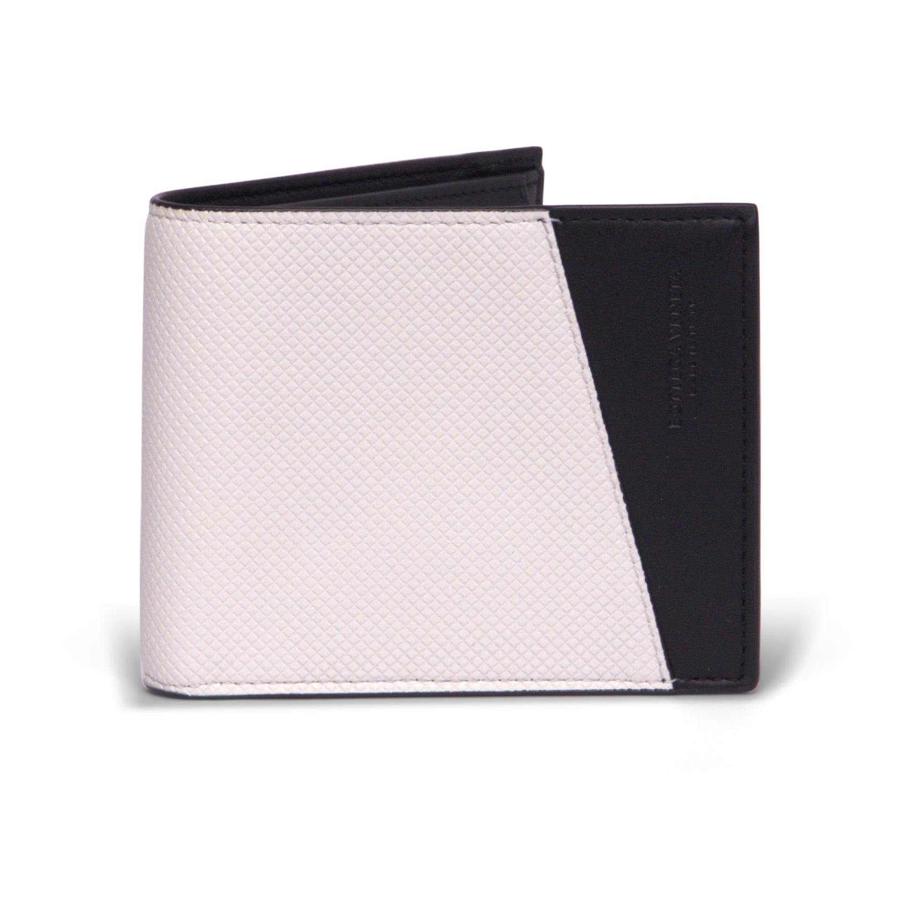 Bottega Veneta Logo geprägt Two Tone Bi-Fold Geldbörse