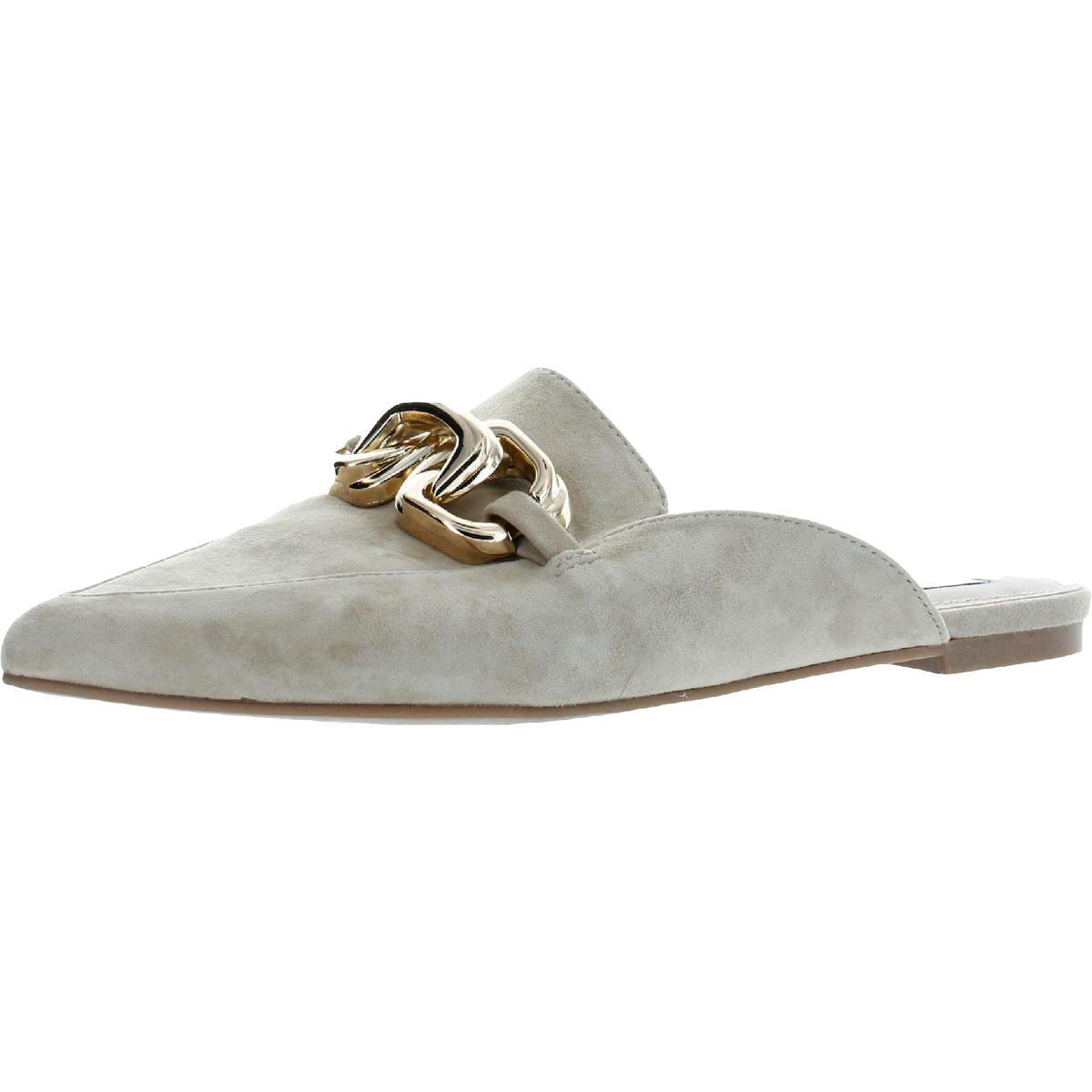 Freunde Wildleder Spitzed Toe Loafer Slides