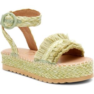 Seashore Espadrille Sandale in Kalk 7676592488508