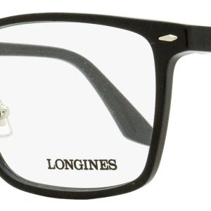 Longines Herren rechteckige Brillen LG5027D 005 schwarz 56mm