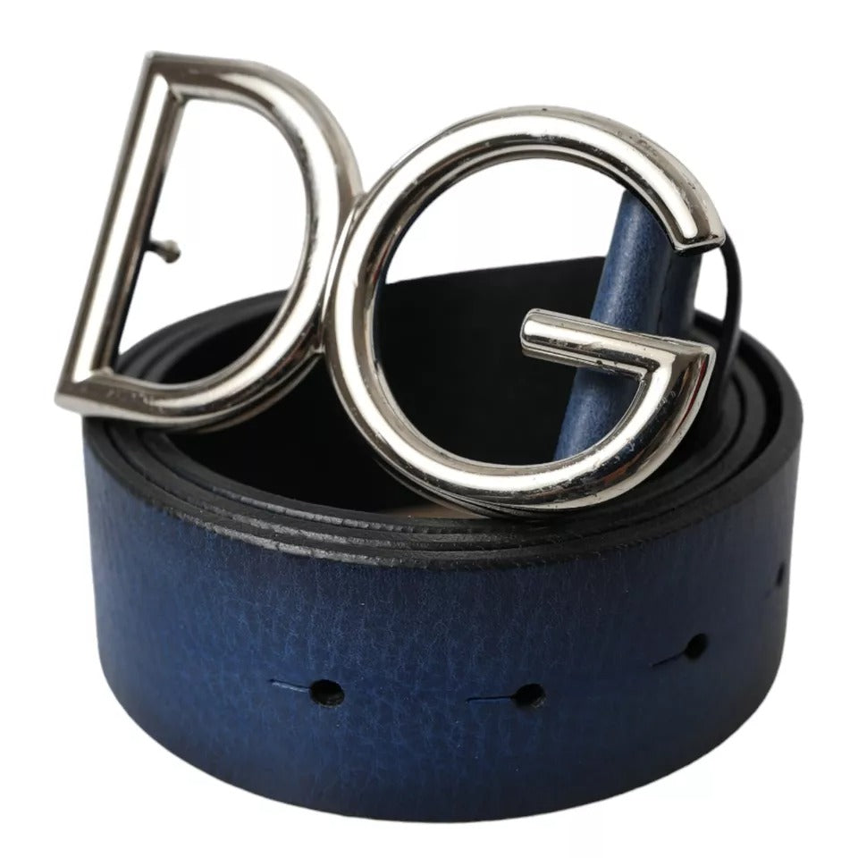 Dolce & Gabbana Kalbsleder DG Logo Schnalle Damen Gürtel