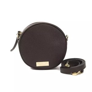 Pompei Donatella Elegant Small Oval Leder Damen Crossbody