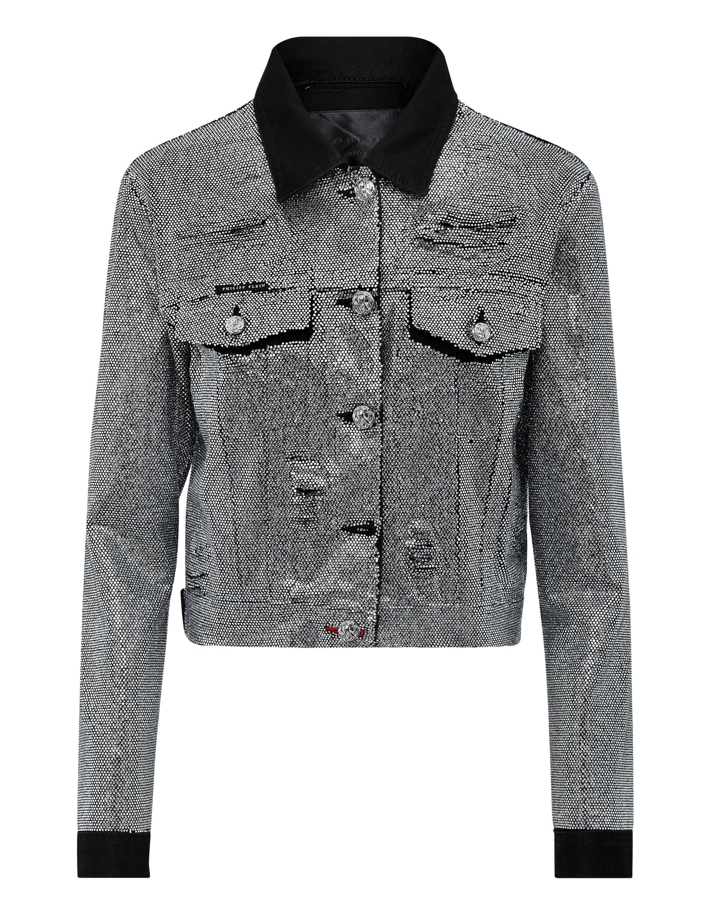 Denim Jacke Kristall