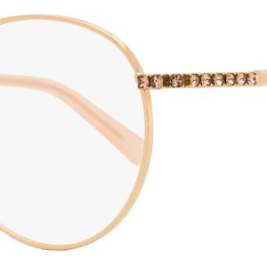 Swarovski Damen ovale Brillen SK5424-h 033 Gold/rosa 51mm