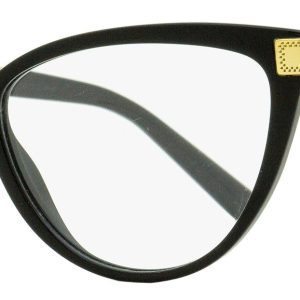 Versace Cat Eye Brillen für Damen VE3271 GB1 Schwarz/Gold 54mm
